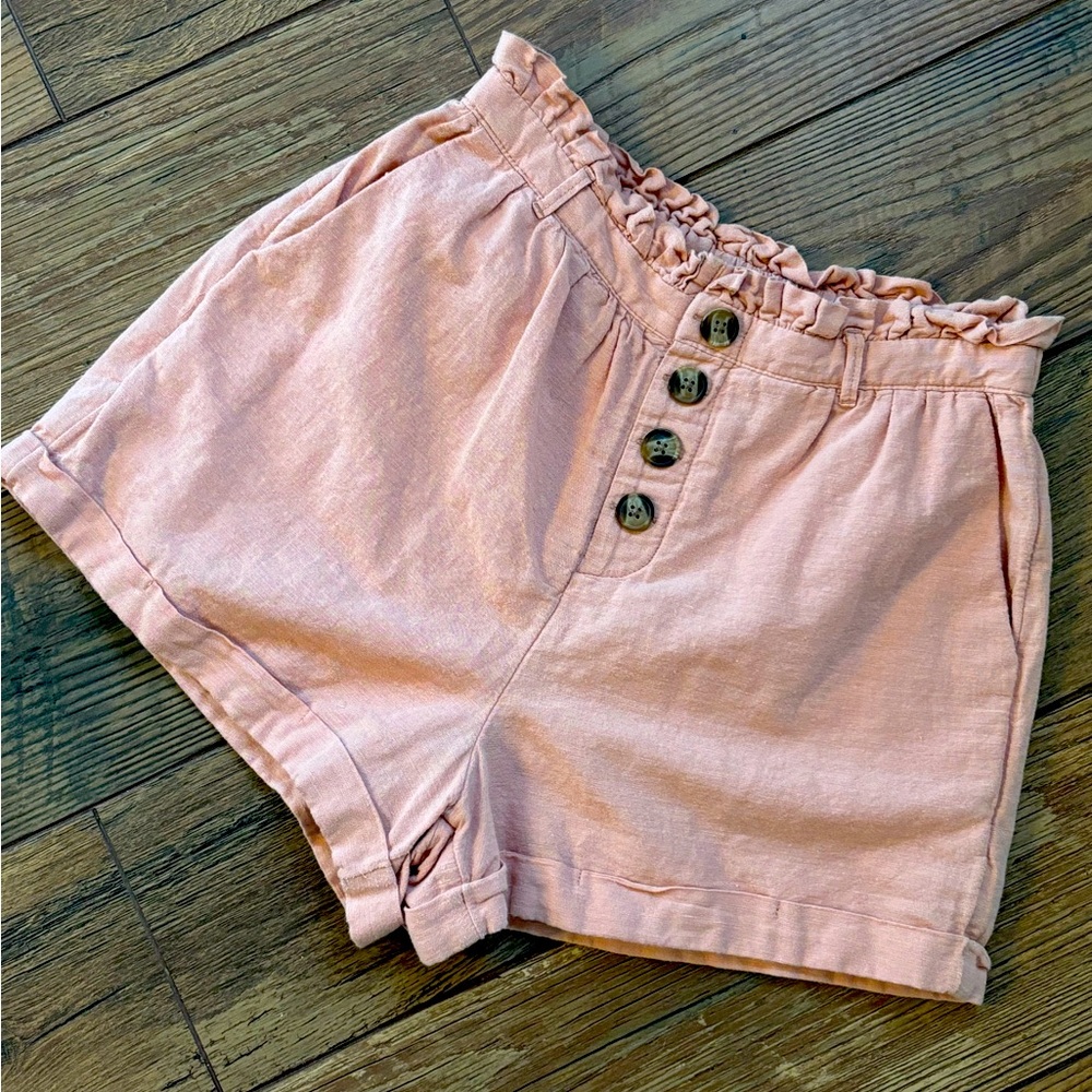 American Eagle Paper-bag Waist Shorts, size Small